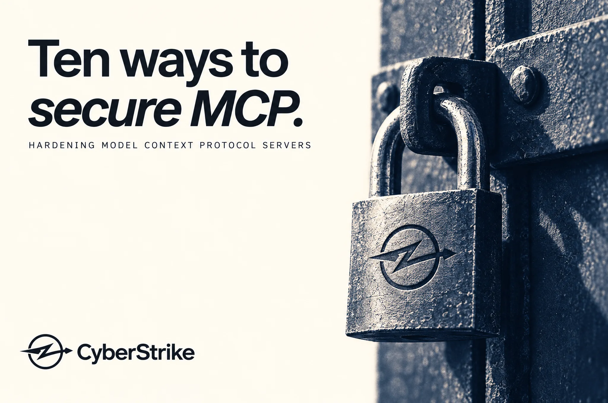 Ten ways to secure your MCP servers